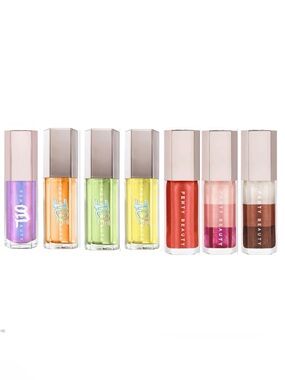 Fenty Beauty Lip Gloss Bundle 7 Pc Limited Edition New